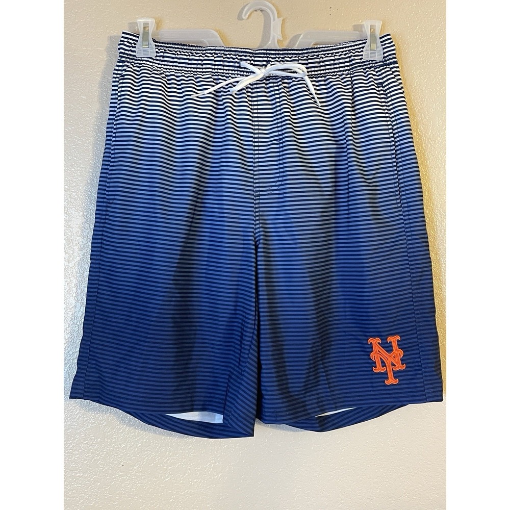 Men's Large NWOT New York Mets G-III Sports by Carl Banks Swim Trunks Blue